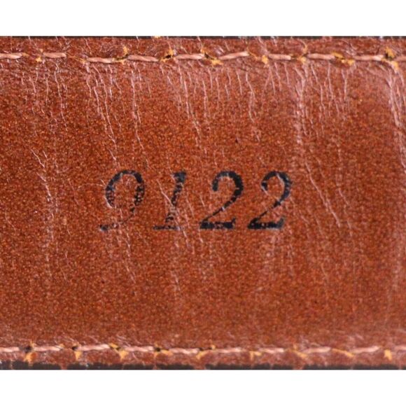 Dooney & Bourke BROWN GENUINE LEATHER 1"Wd CASUAL DRESS MEN'S BELT Sz 32/80 (t42 - Picture 9 of 14